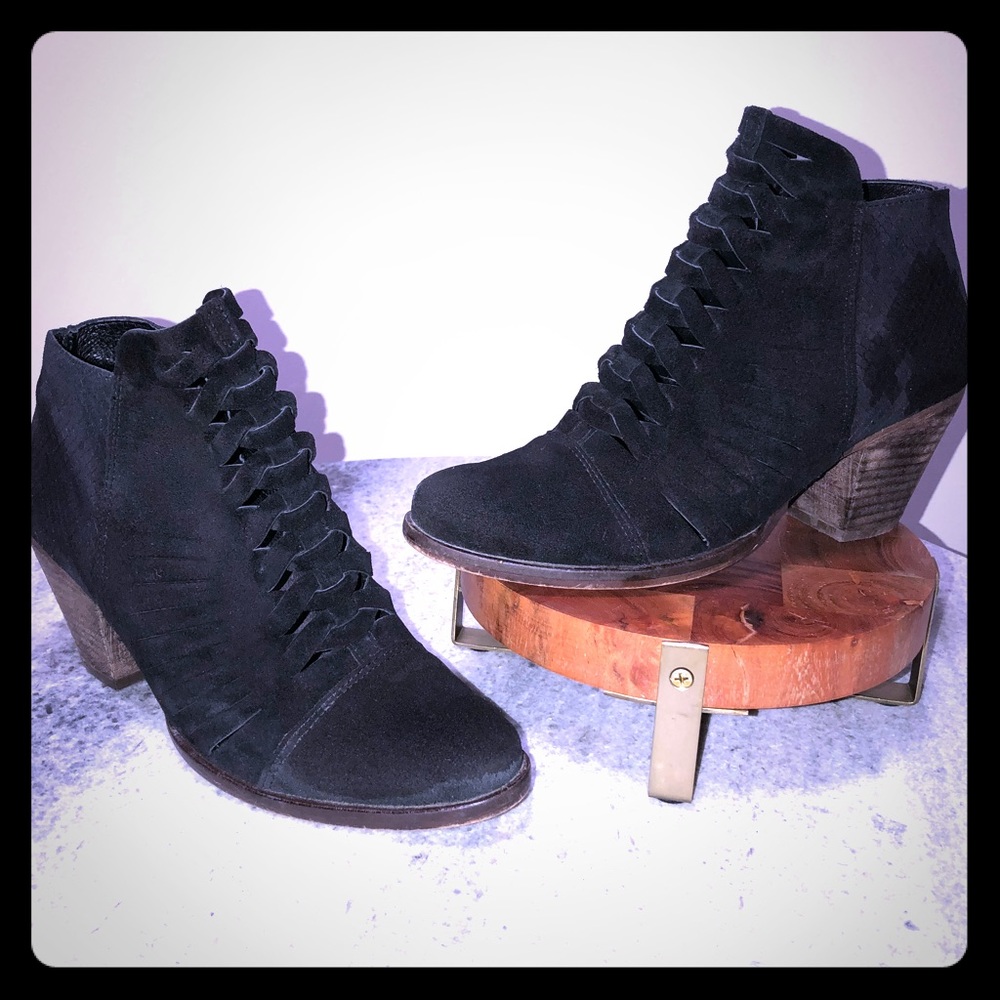 Free people black booties